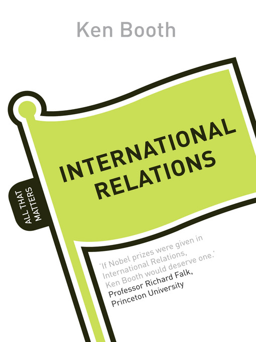 Title details for International Relations: All That Matters by Ken Booth - Wait list